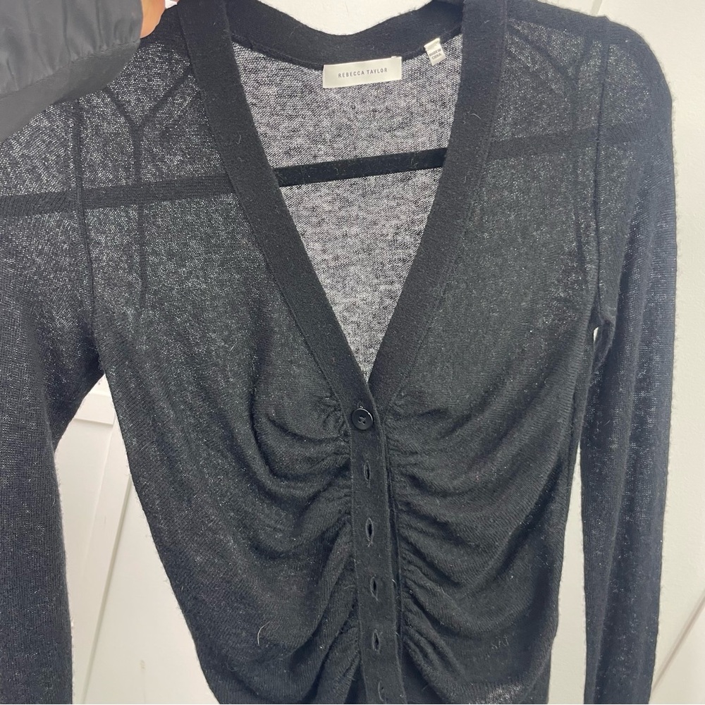 Rebecca Taylor Black Cardigan